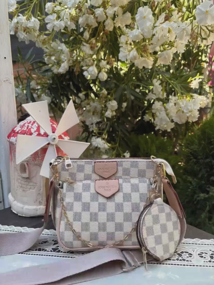 LOUIS VUITTON PARİS KREM ÇANTA